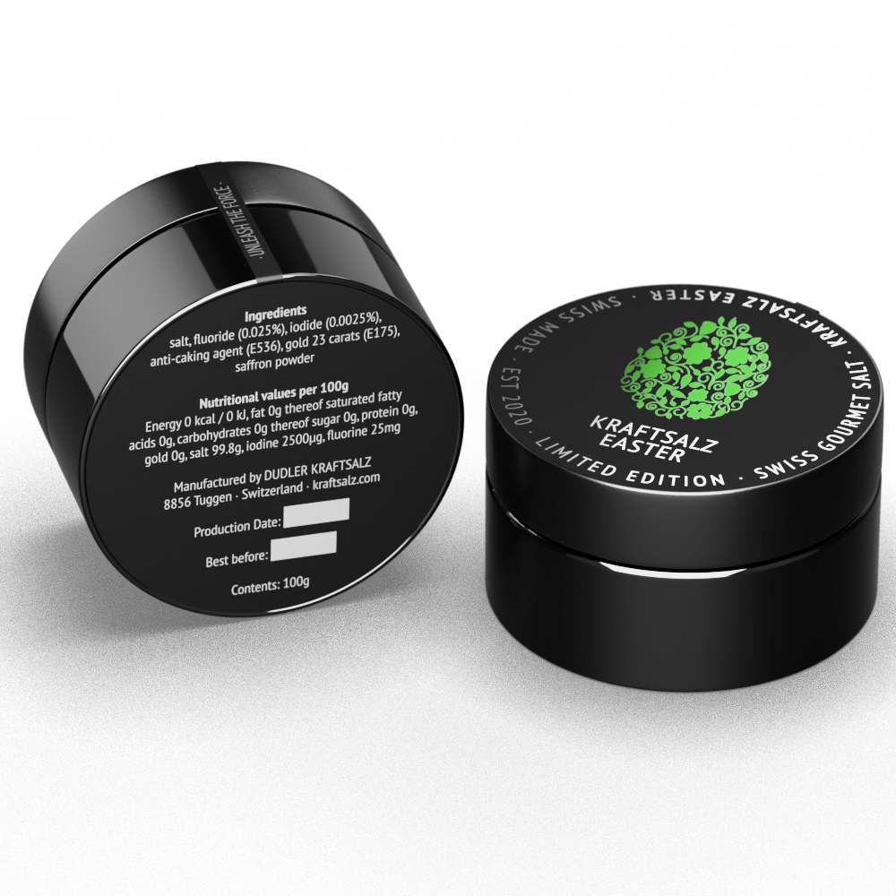 KRAFTSALZ – Swiss Gourmet-Salt Easter KRAFTSALZ – Swiss Gourmet-Salt Easter